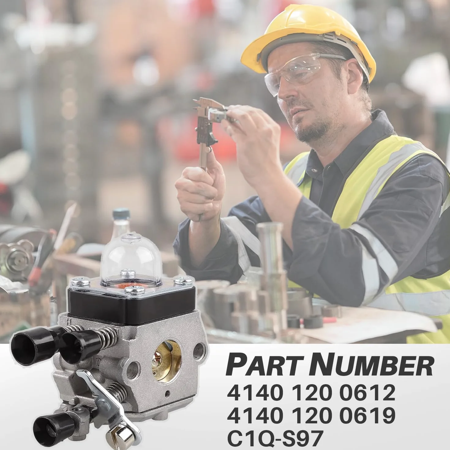Kit Carburateur STIHL FS38 FS55 FS45 FS46 FC55 KM55 HS45 Débroussailleuse Pièces Rechange Carbu