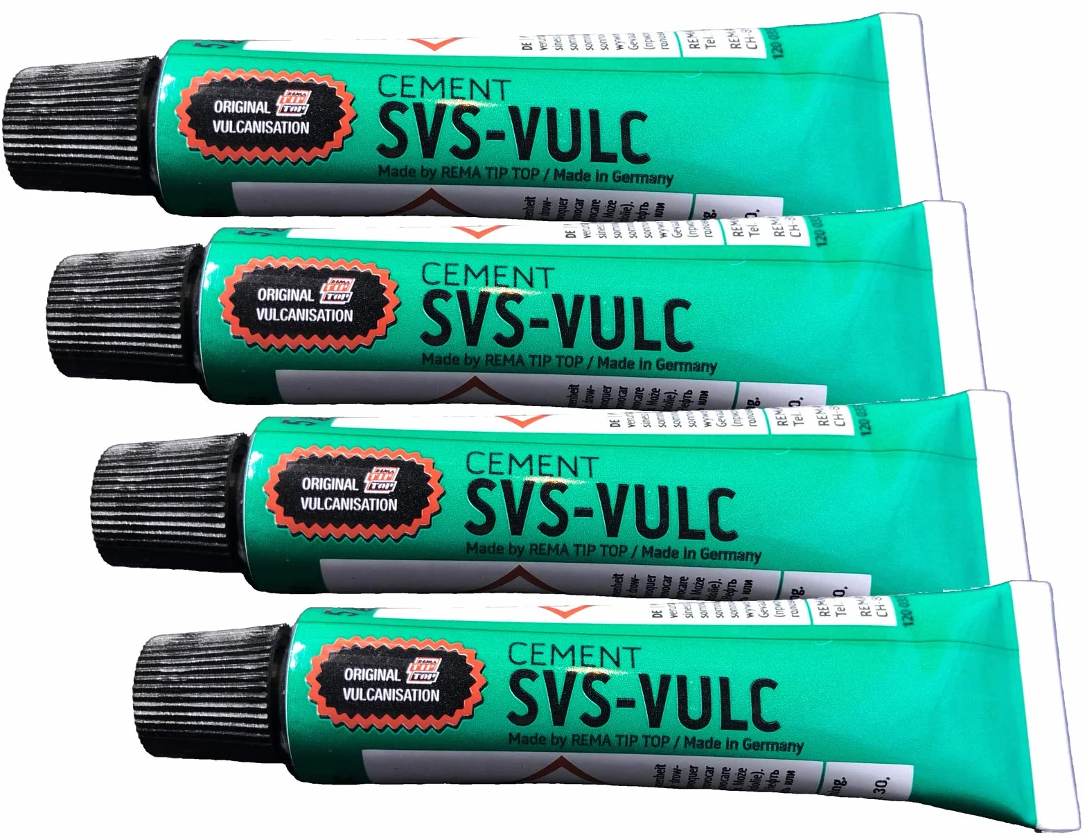 Rema SVS-Vulc Lot de 4 tubes de ciment vulcanisant 5 g (7 ml), Limited edition
