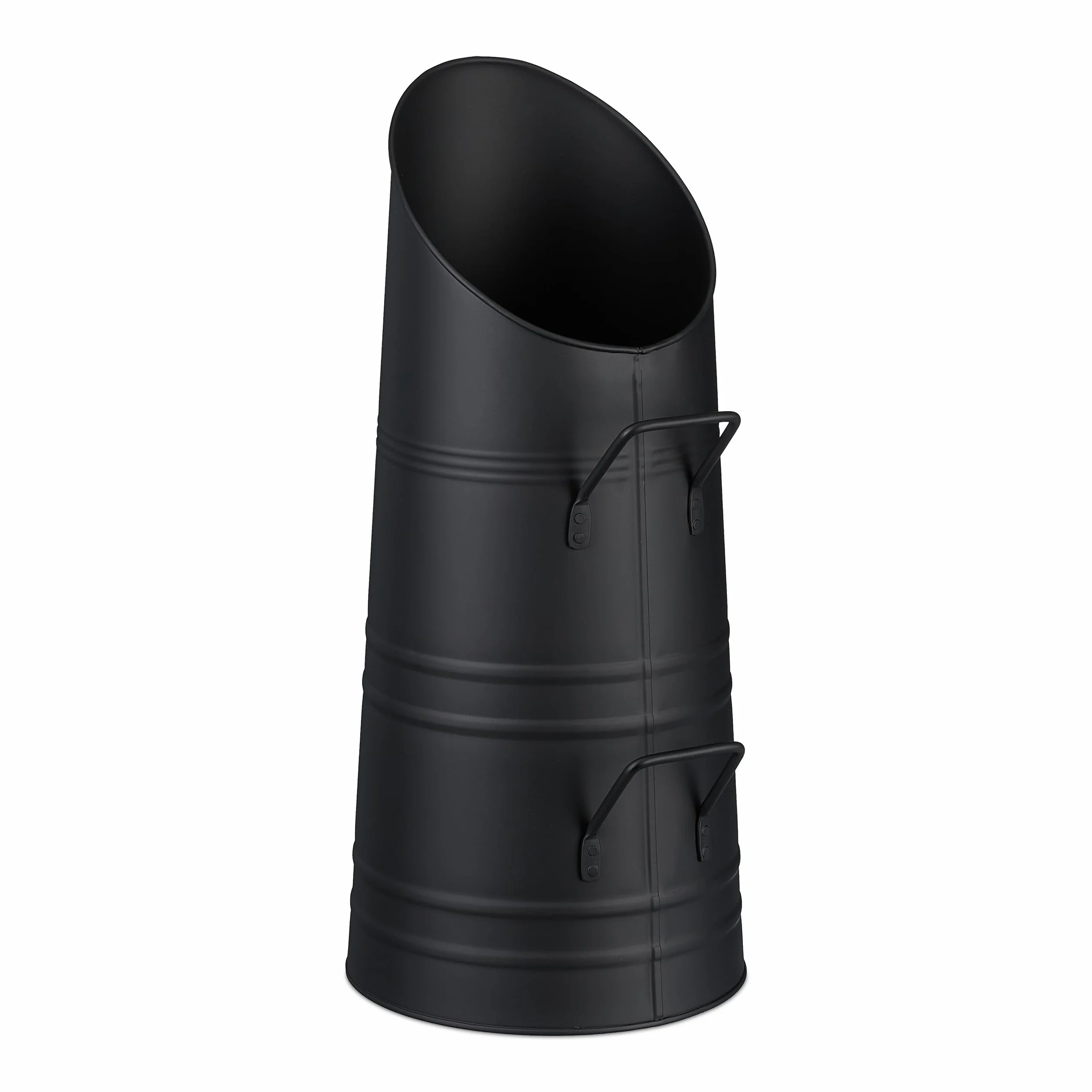 Relaxdays Charbonnière métallique 9 litres Noire