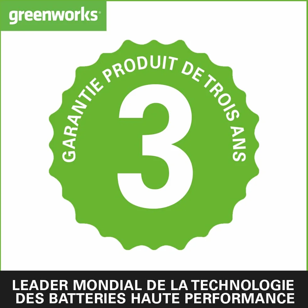 Greenworks GD40ST Souffleuse à Neige Sans Fil Moteur Sans Balai 51 cm 40V