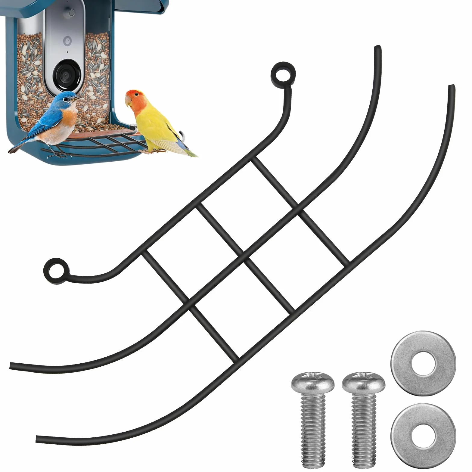 Rallonge de perchoir en métal pour mangeoire Bird Buddy, Accessoires et pièce de Rechange