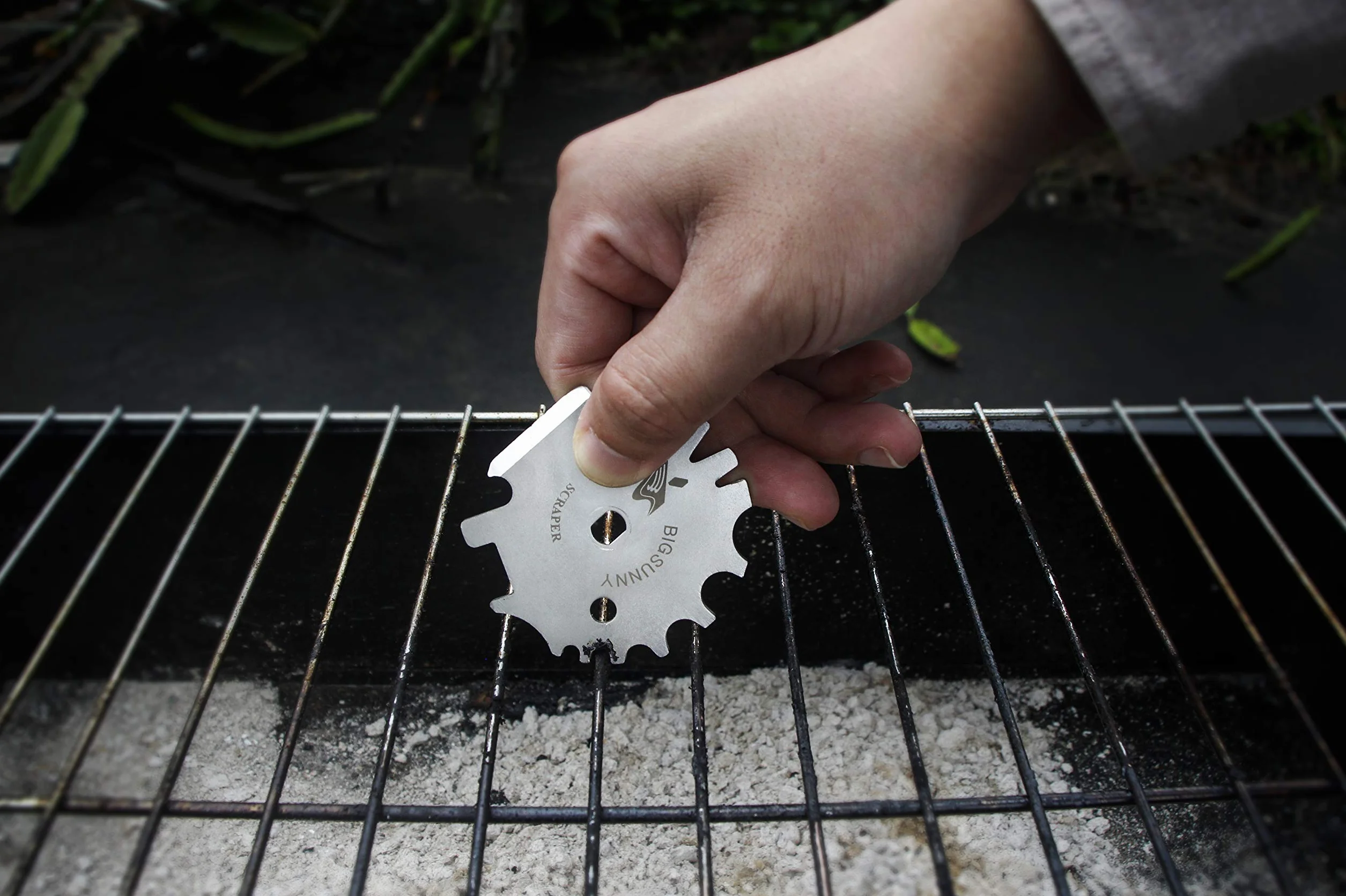 Grattoir en Acier Inoxydable 30 cm pour Grille et Plaque de Cuisson