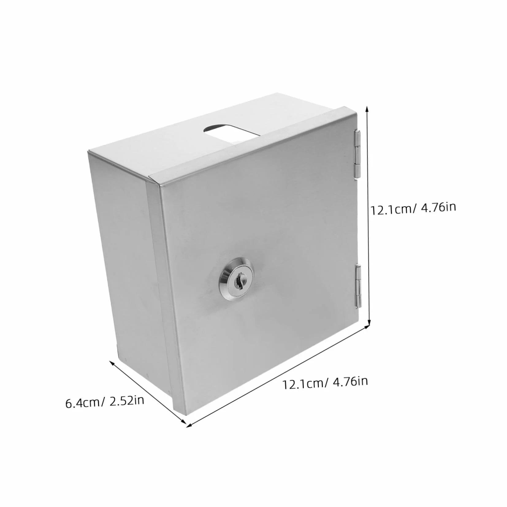 LIFKOME Boîtier de Protection Étanche pour Prise Électrique Type Acier Inoxydable avec Verrouillage Coffret Sécurisé Résistant Aux Intempéries pour Usage Extérieur et Intérieur
