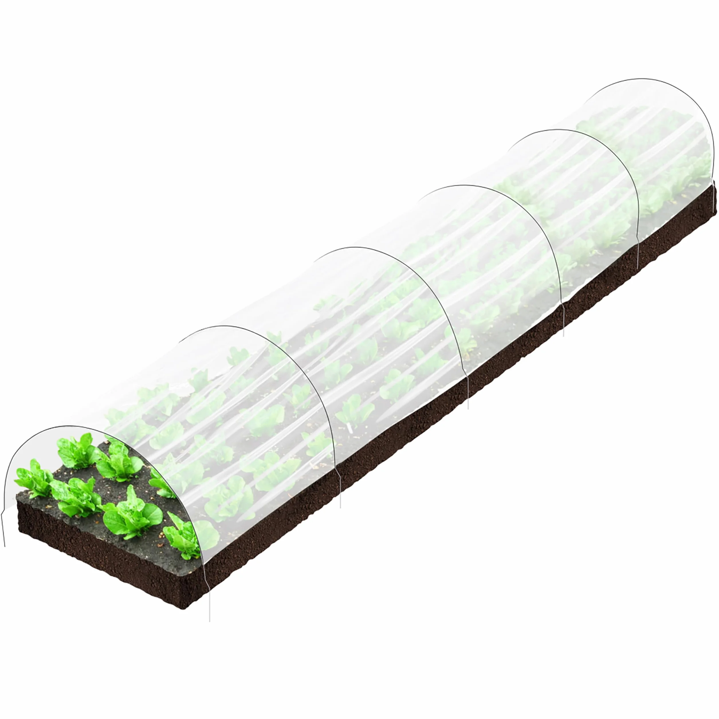 Tunnel de jardin en aluminium Mini serre protection contre legel résistante UV intempéries