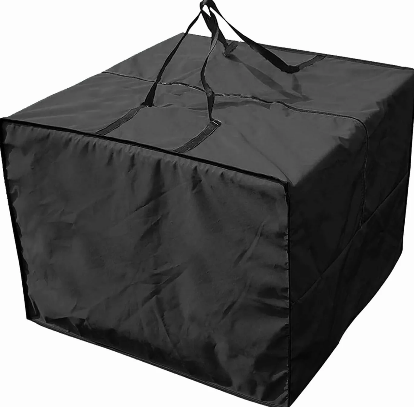 Housse protection coussin salon étanche 80 x 80 x 60 cm avec poignée transport