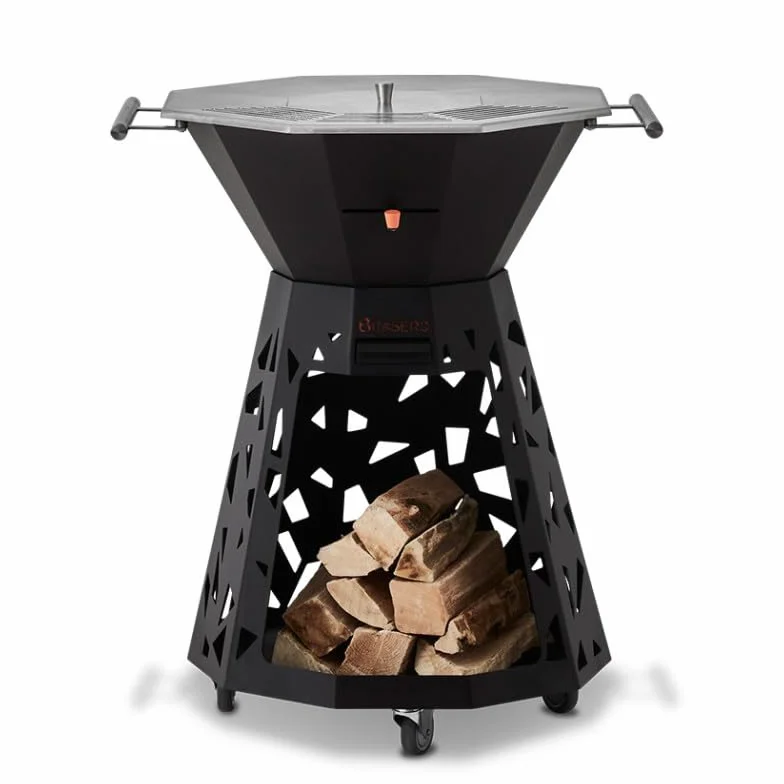 BRASERO Plancha Barbecue Brasero à bois Surface cuisson 3126 cm2 Grille centrale 796 cm2