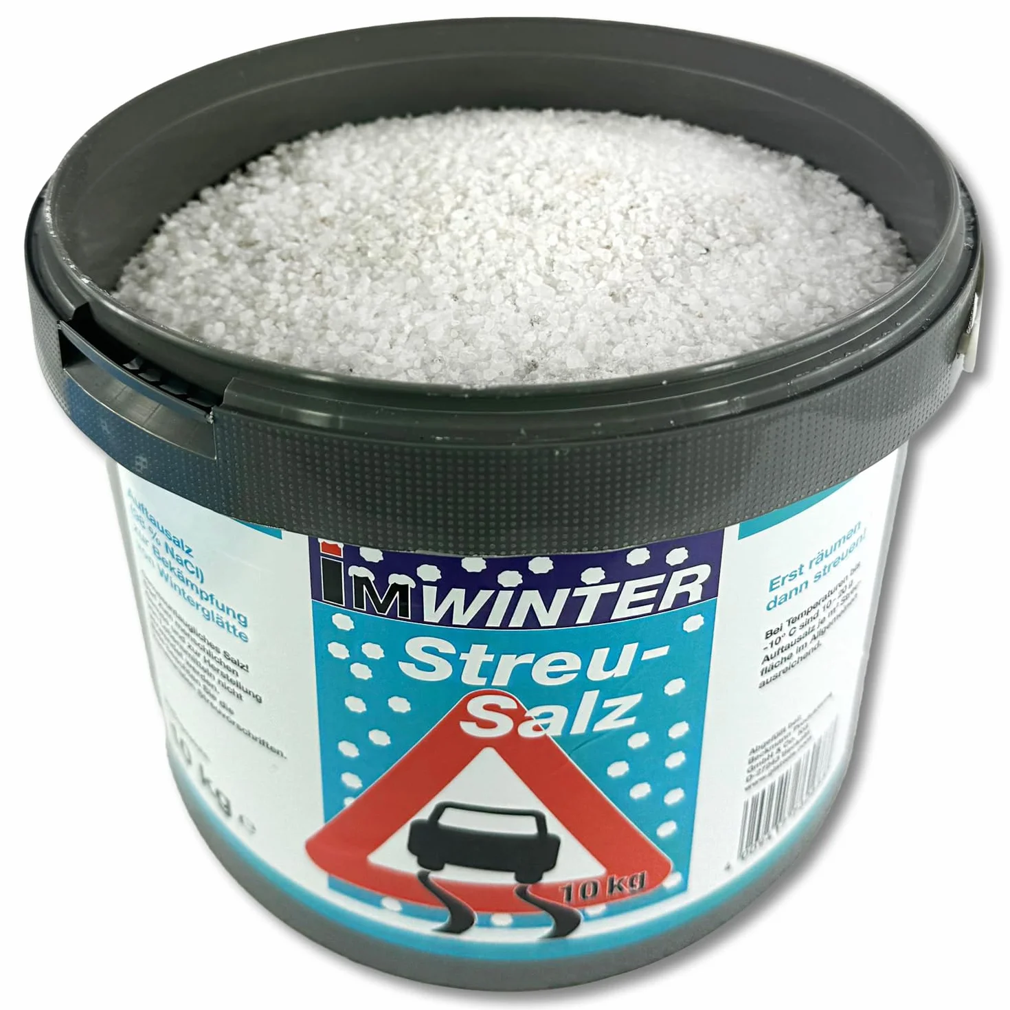 Sel de déneigement 10 kg pour la neige en hiver