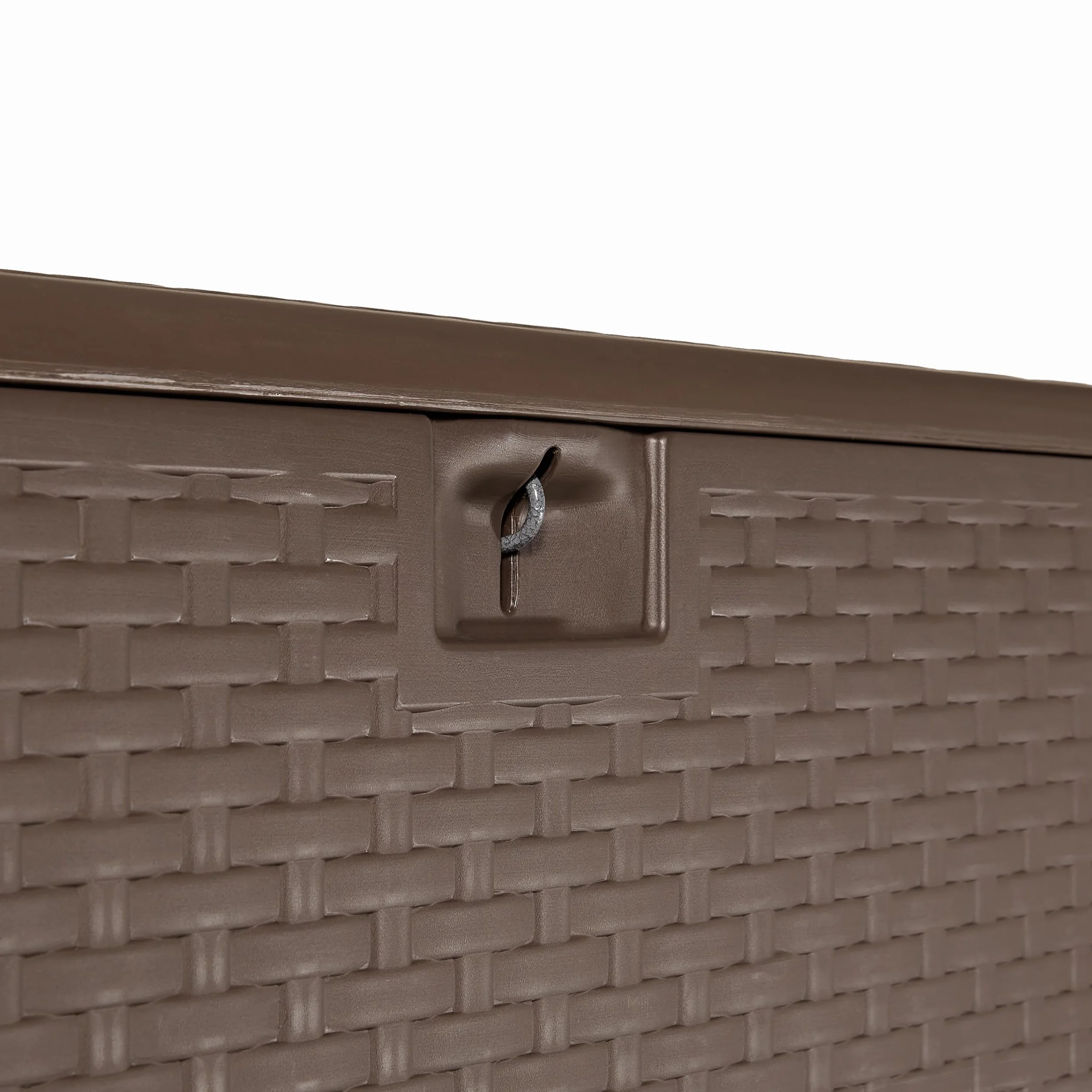 Amazon Basics Coffre de rangement 375 L Marron