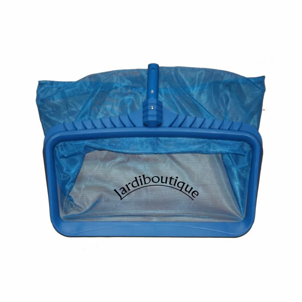 Epuisette de Fond de Grande Capacité pour Piscine Bleu
