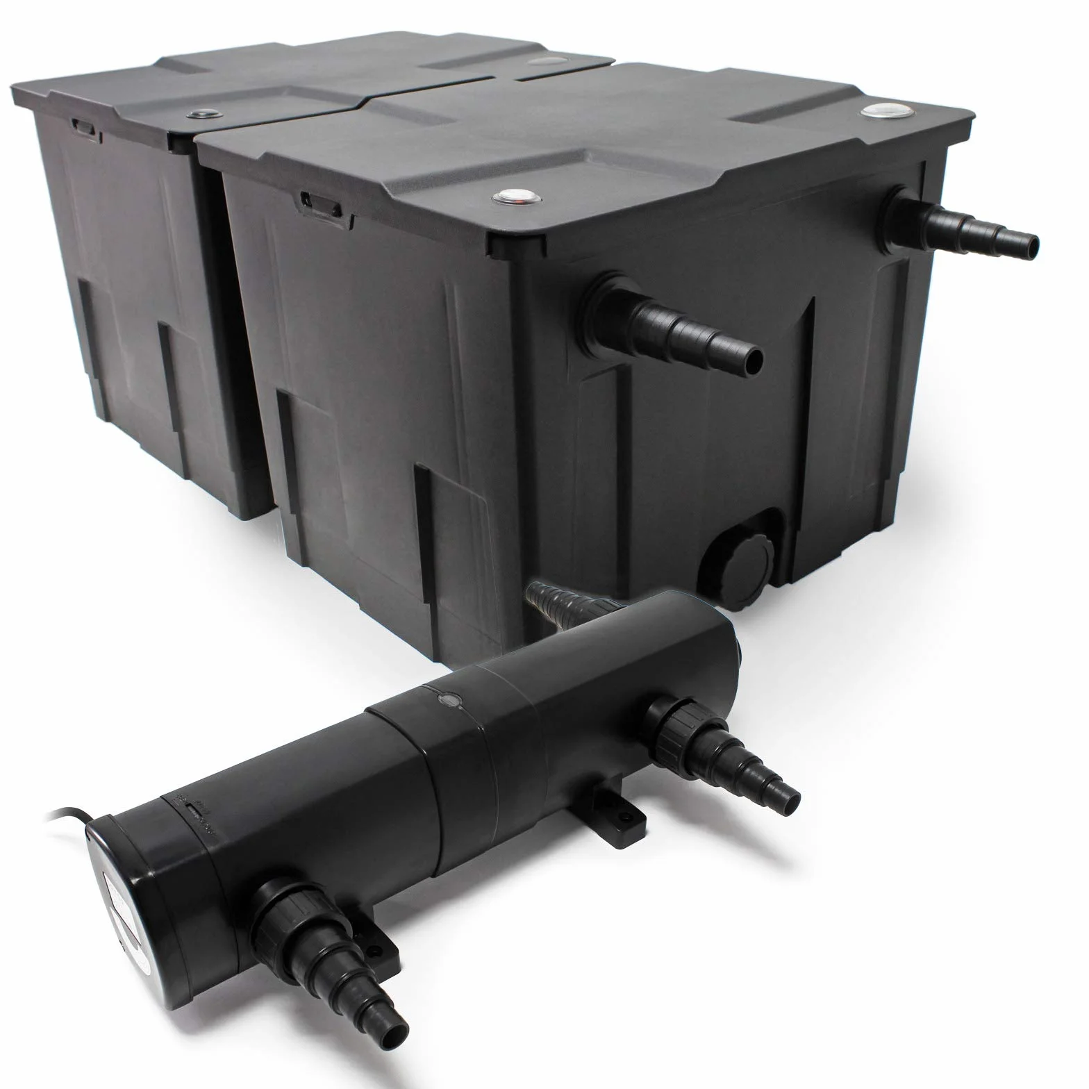 Kit complet Wiltec CBF-350B Filtre de bassin 60000 L CUV-236 Lampe UV UVC 36W