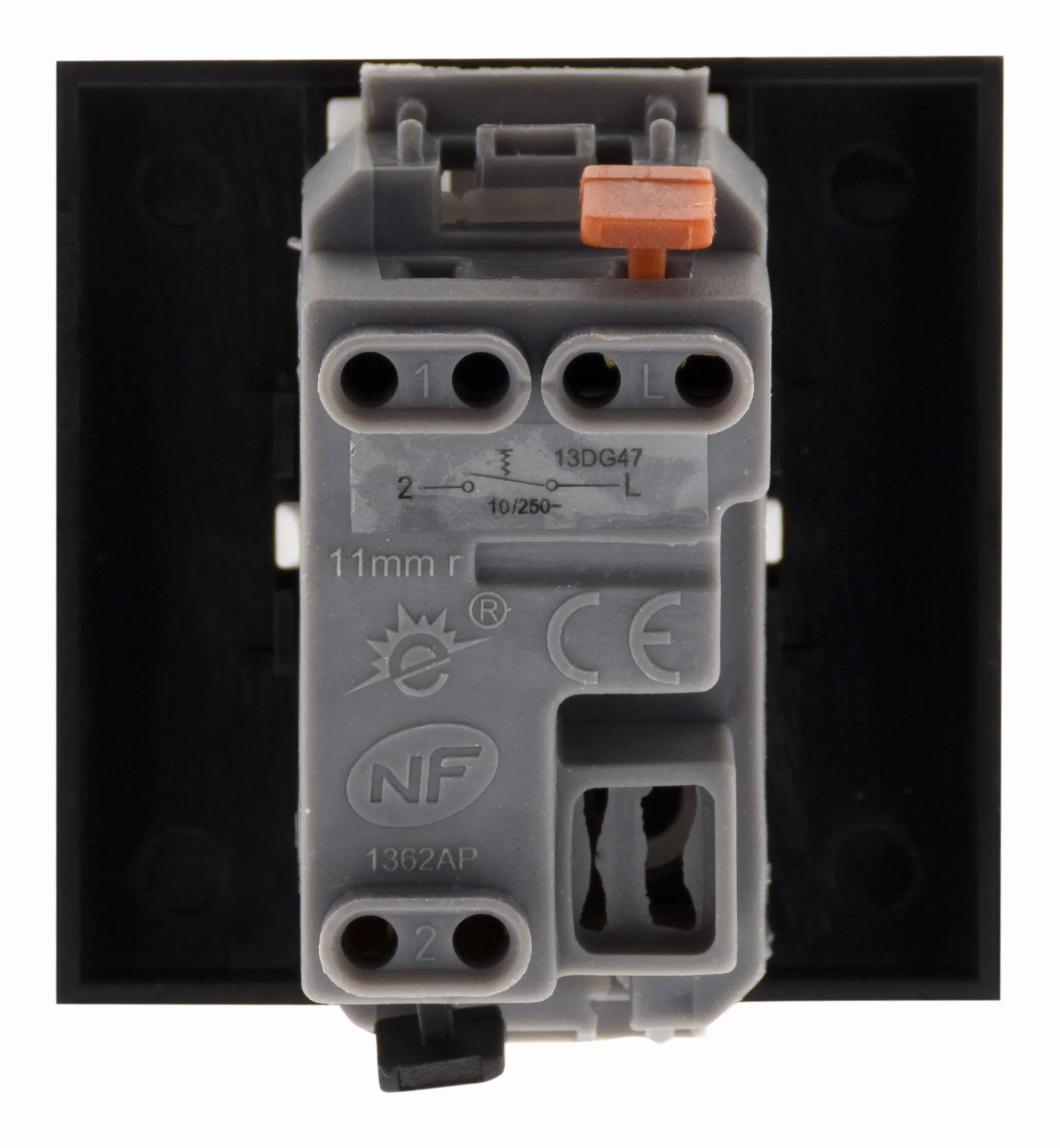 Zenitech - Bouton poussoir - Moteur seul - Noir - Simplea