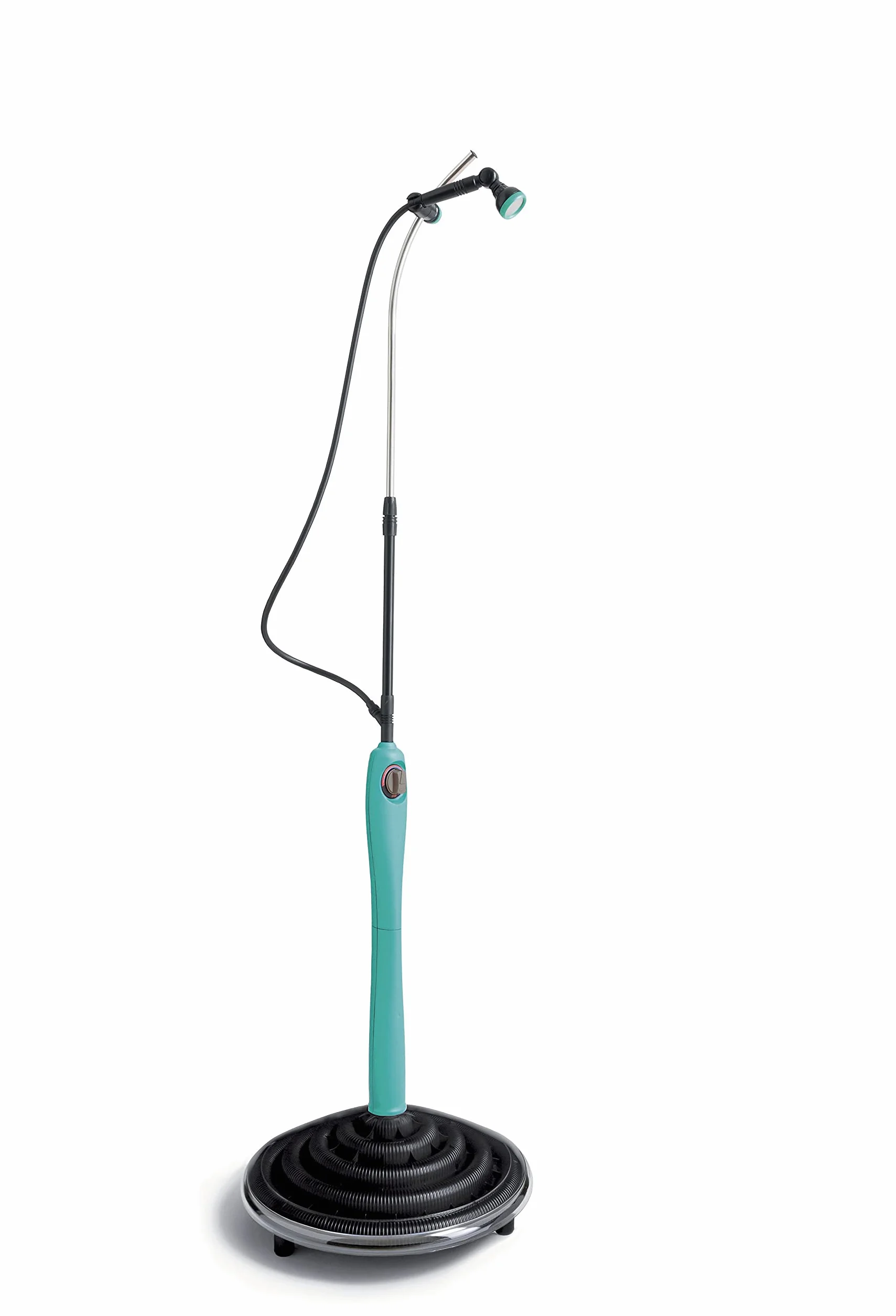 Douche Solaire Sunny Style Premium, Douche de Jardin, Piscine, Extérieur, Mélangeur Eau Chaude et Froide, Bleu