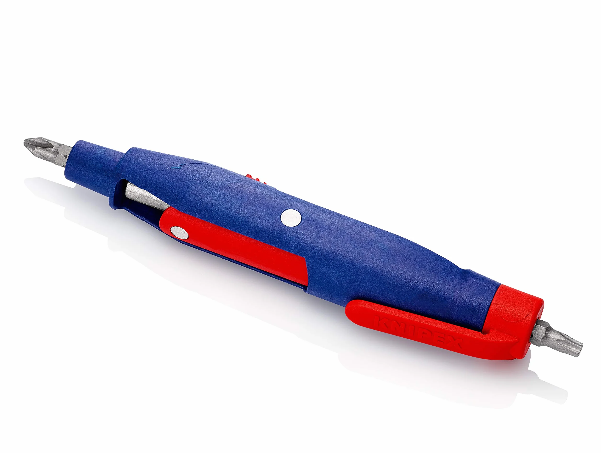 Knipex Clé pour armoires de commande, forme stylo pour toutes les armoires et systèmes de fermeture standard 145 mm, 00 11 07