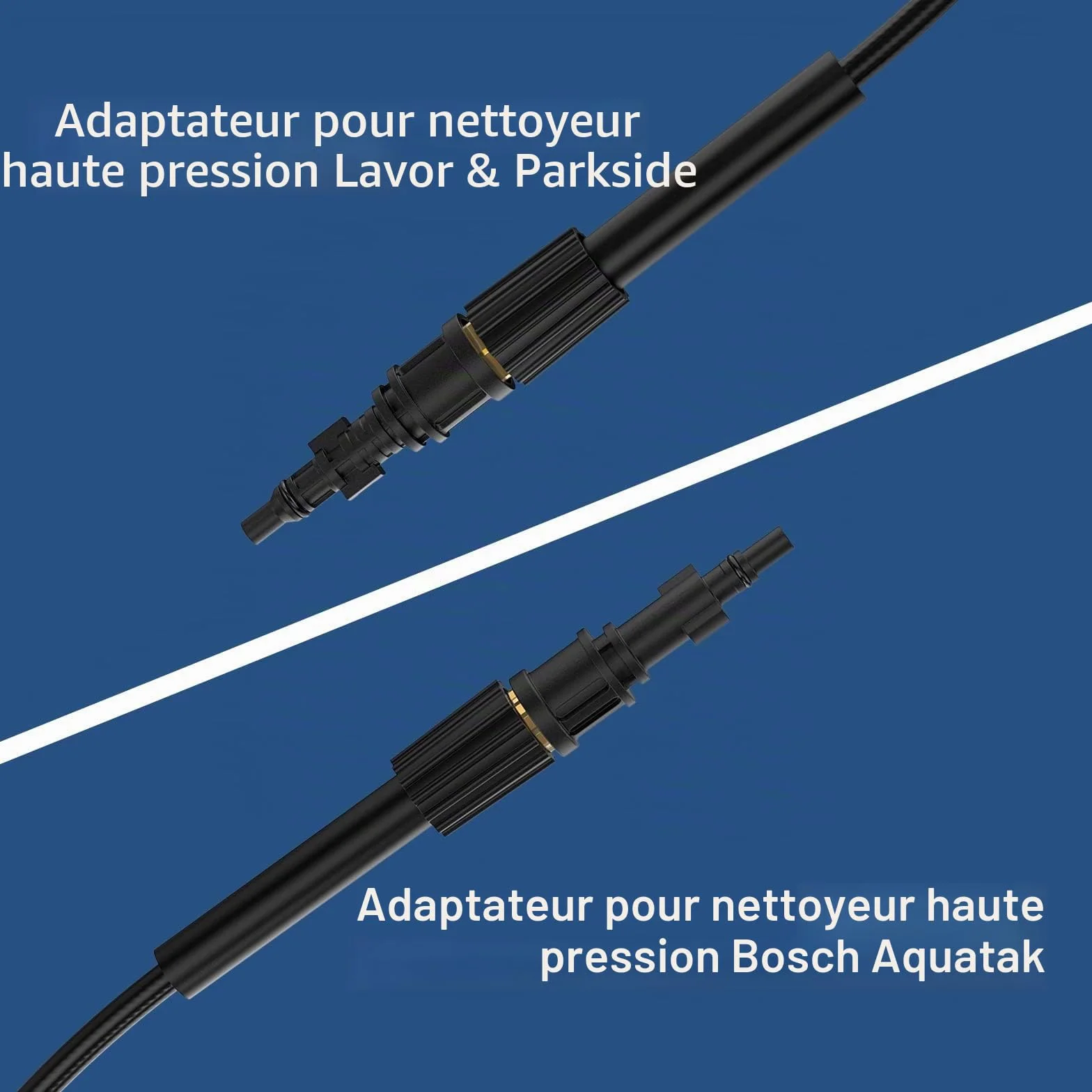 Tuyau Déboucheur Canalisation 15M 180Bar Kärcher K2-K7 HD HDs avec Buse Jet Rotatif Adaptateurs Lavor Parkside Bosch