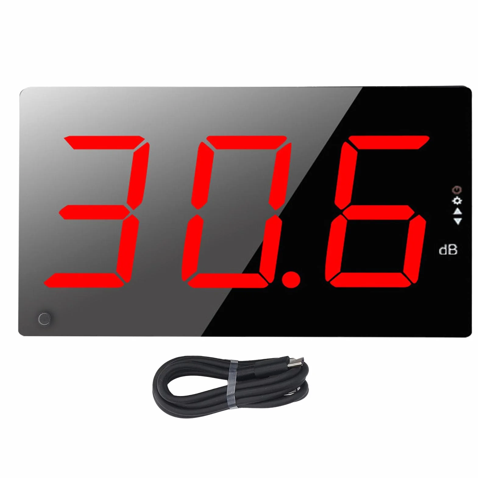 METTRE DE DÉCIBEL, 30-130 DB Range LCD Affichage Mur en Décibelmètre, Testeur DE Compteur Niveau Son