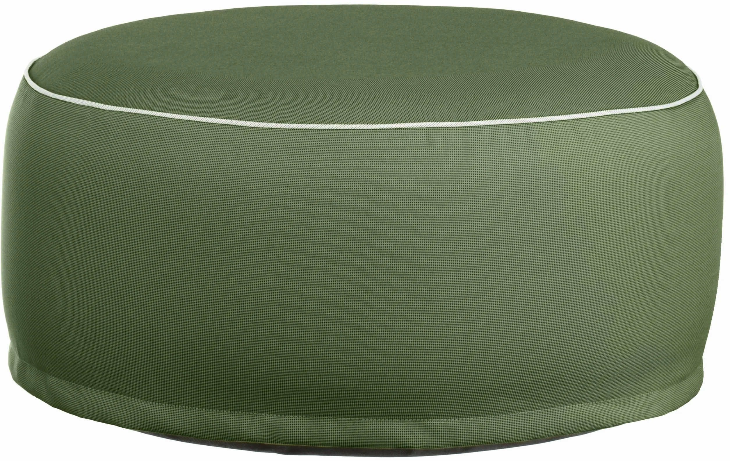 Brandsseller Pouf d'extérieur gonflable Imperméable 55 x 25 cm Vert olive