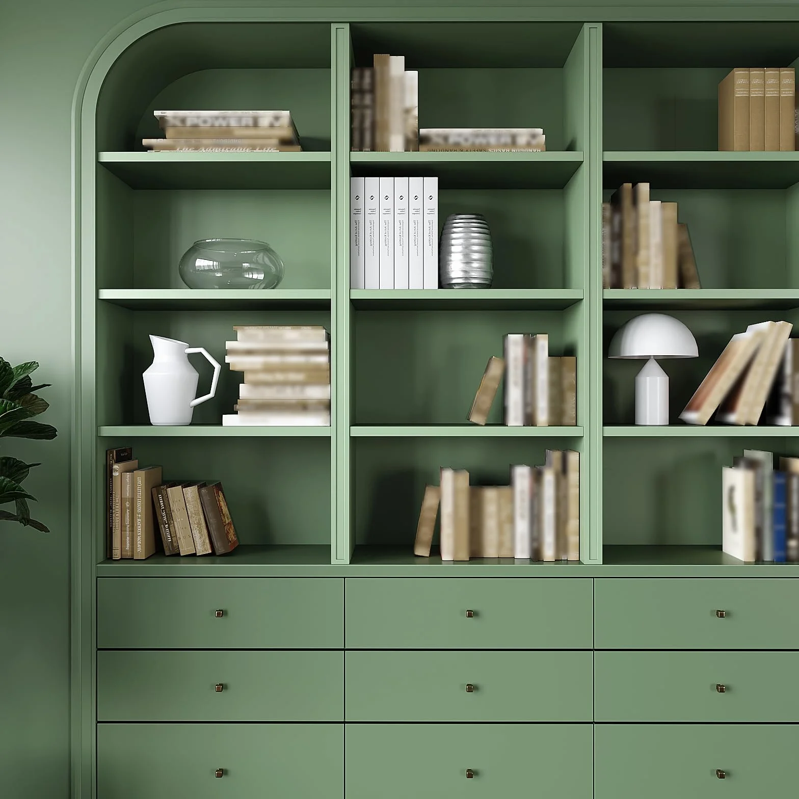 VEELIKE Papier Peint Vert Sauge Vintage Rouleau Adhesif pour Meuble Papier Peint Adhesif Mural Salon Autocollant Meuble Cuisine Lavable Épaissir Revetement Mural Chambre Armoire 40 cm × 300 cm