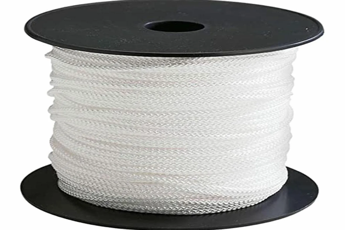 WERKA PRO, Tresse en polypropylène de 3 mm de diamètre et 100 mètres de longueur, idéale pour applications terrestres et maritimes, résistance de 100 kg, couleur blanche.