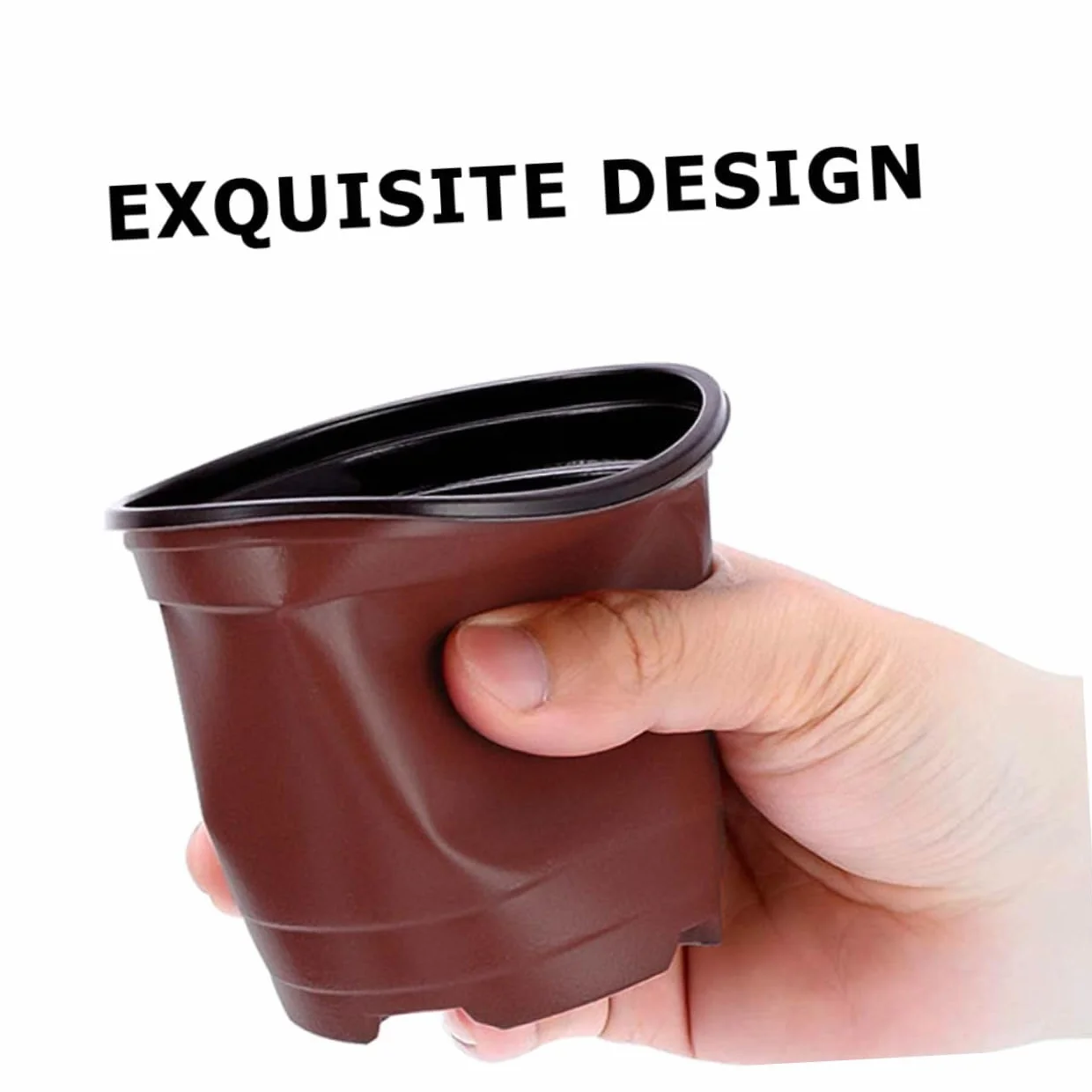 Abaodam 20 Pièces Pots de Fleurs Plastique pour Jardin