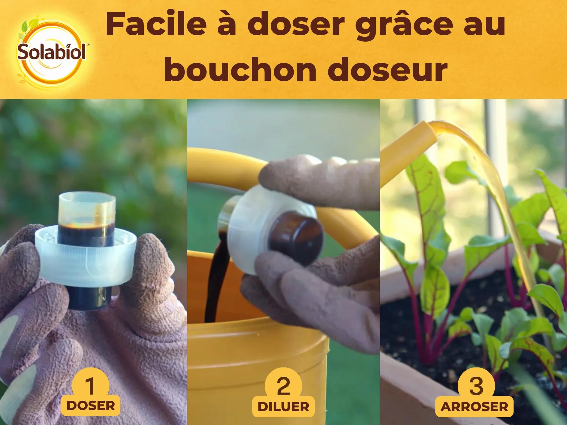 SOLABIOL Engrais Complet Liquide Universel 1L - Jusqu'à 100L Solution - Tous Types Cultures Agriculture Biologique