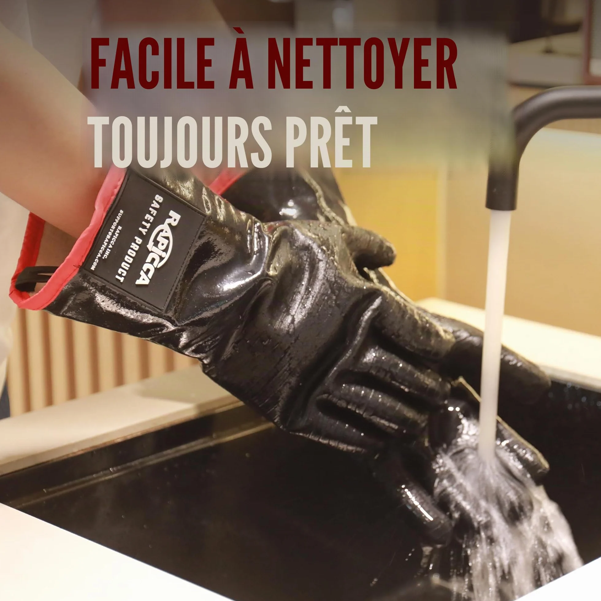 RAPICCA Gants de Barbecue Résistants à la Chaleur 35.6cm XL