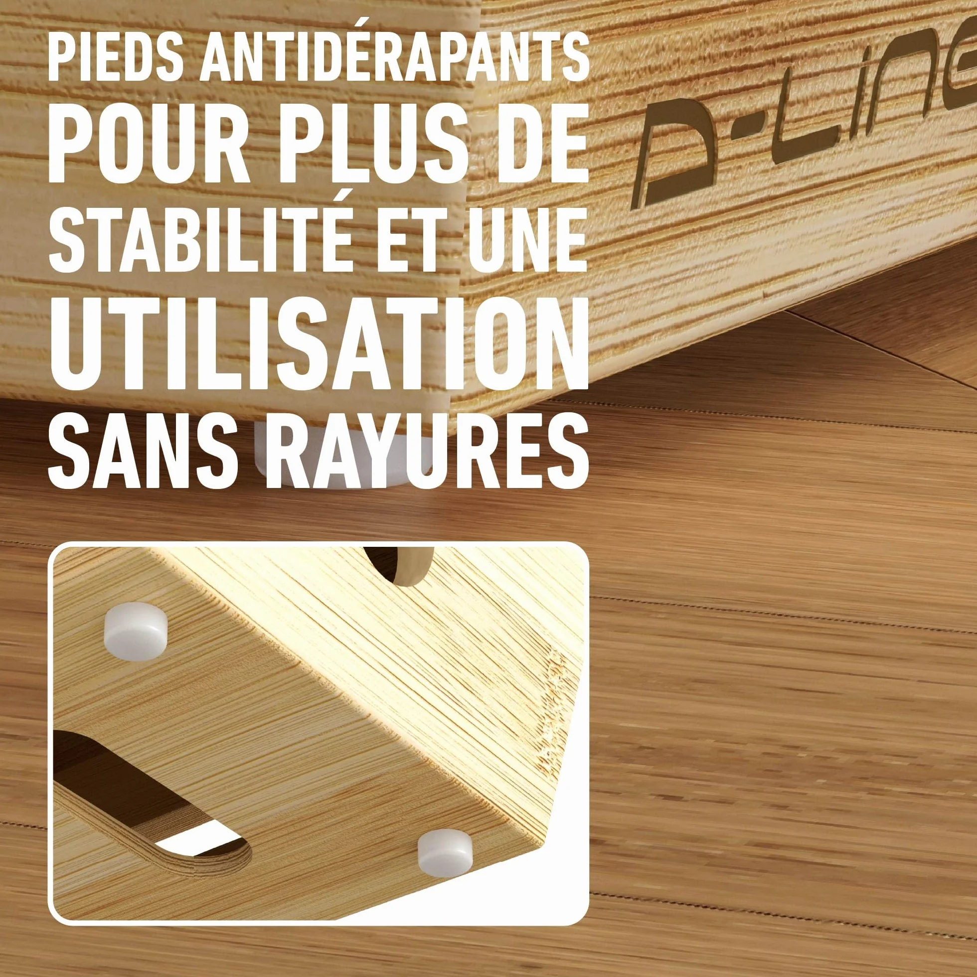 D-Line Boîte à Câbles en Bambou | Boîte de Rangement Naturelle pour Multiprises et Fils | Organiseur Écologique avec Couvercle Coulissant | Solution Élégante pour Cacher Les Câbles