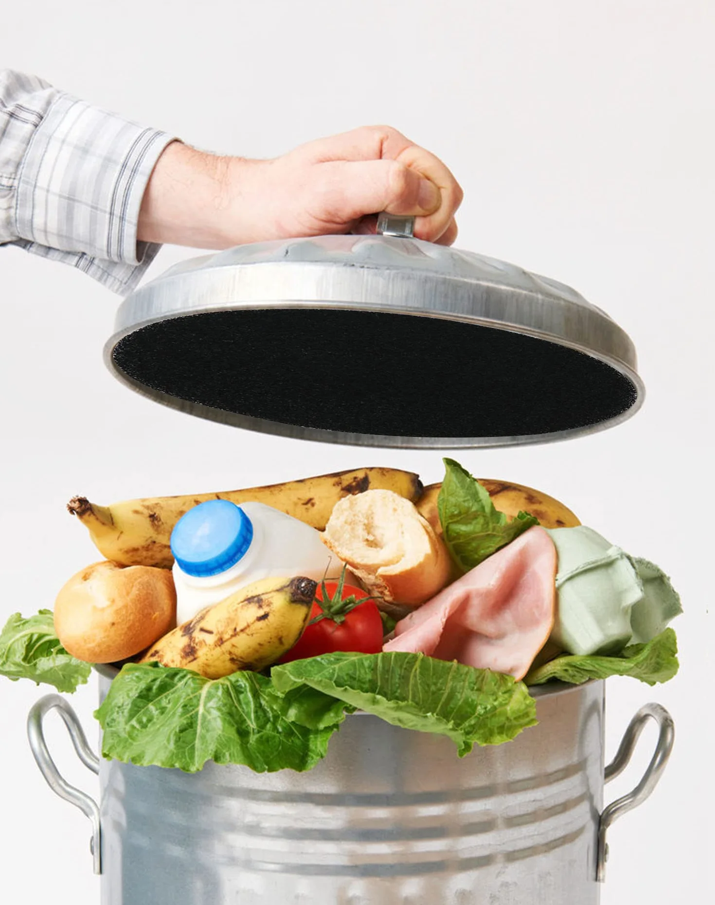 Filtres Compost Ronds Charbon Actif 8 Pièces pour Poubelles Jusqu'à 17 cm