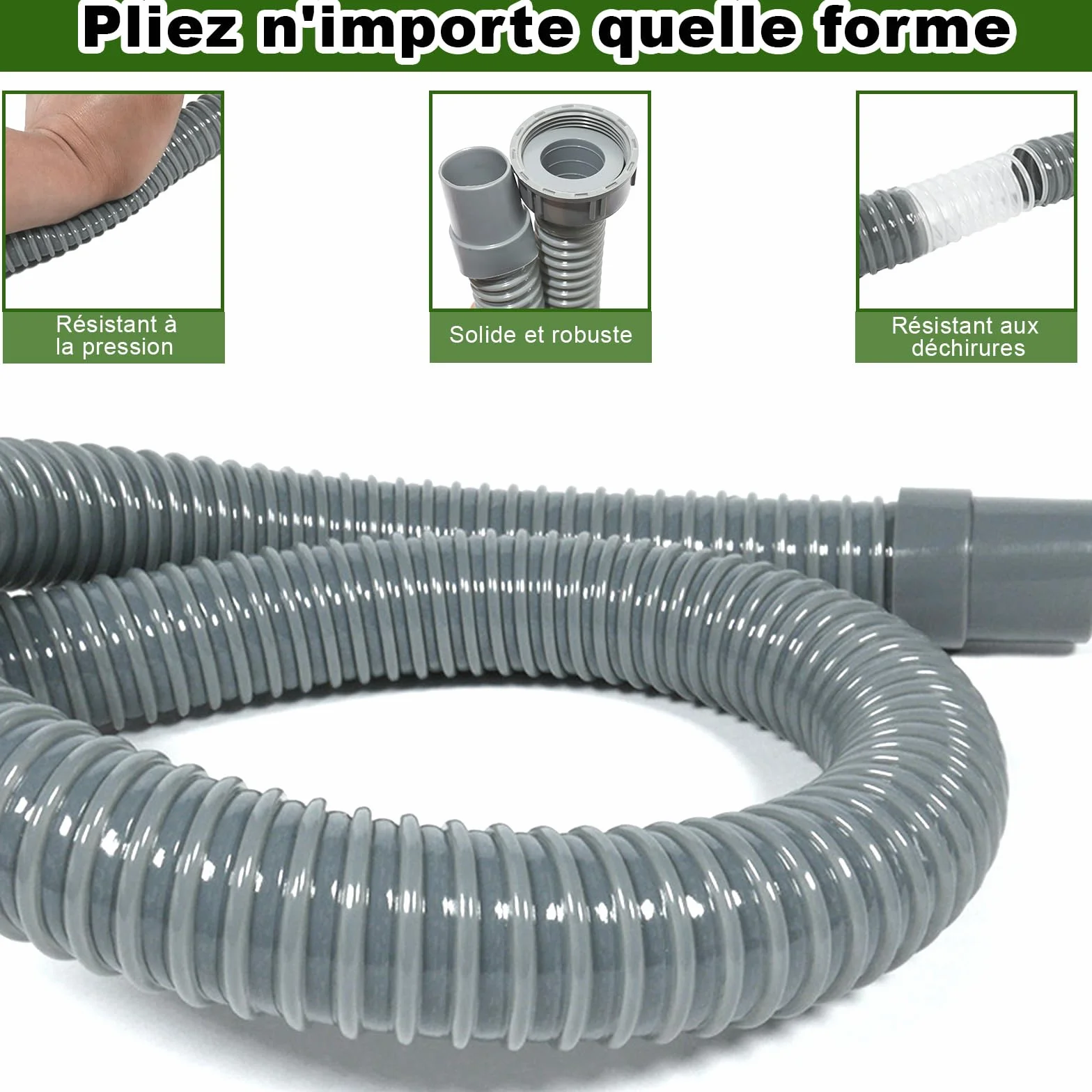 Récupérateur d'Eau de Pluie pour Tuyau de Descente Ø 70-110mm, Collecteur Eau de Pluie Toitures 80 m²