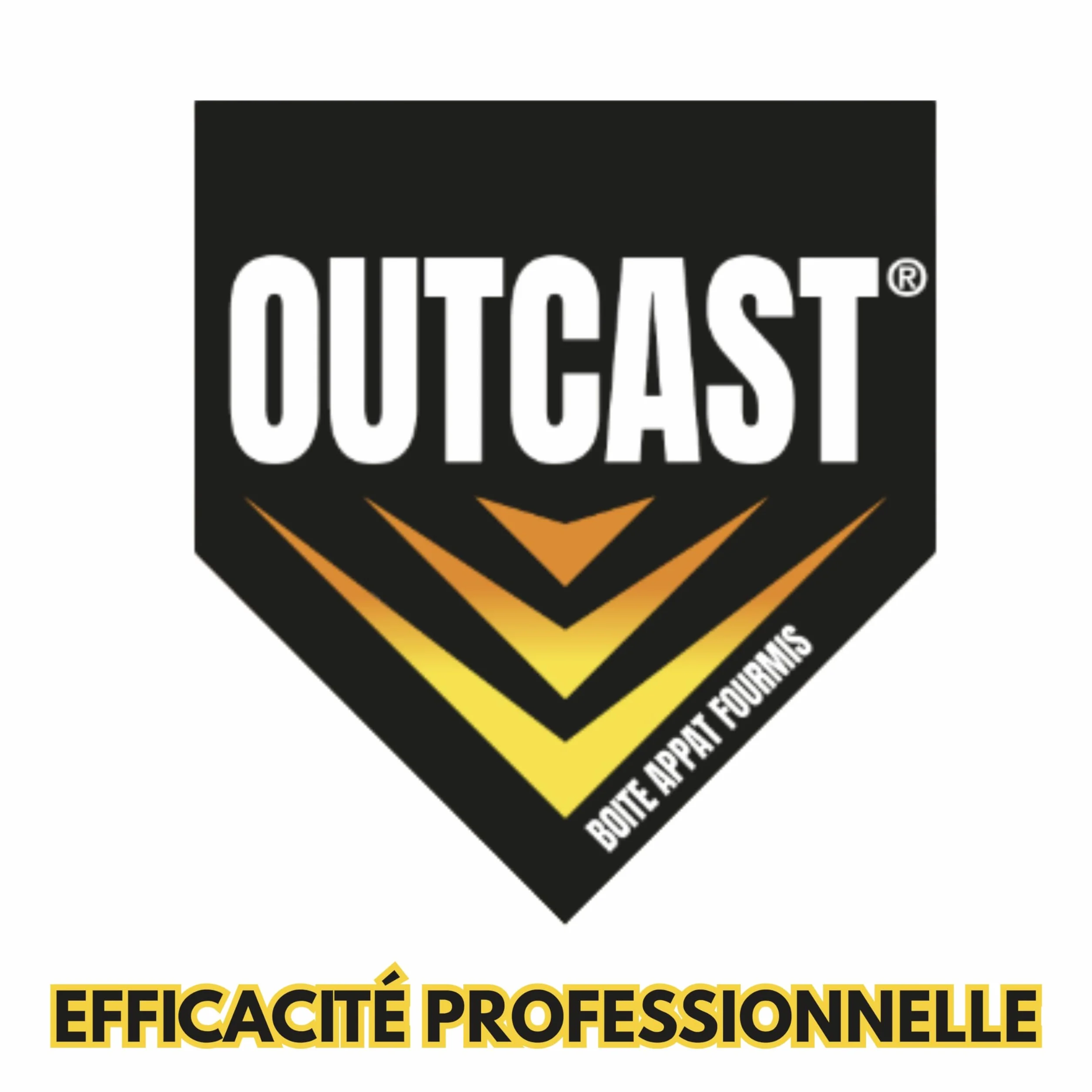Outcast Boîte Appât Anti Fourmis en Gel Piège Intérieur Extérieur Élimination Colonies Fourmi Action Retardée 3 Pièges