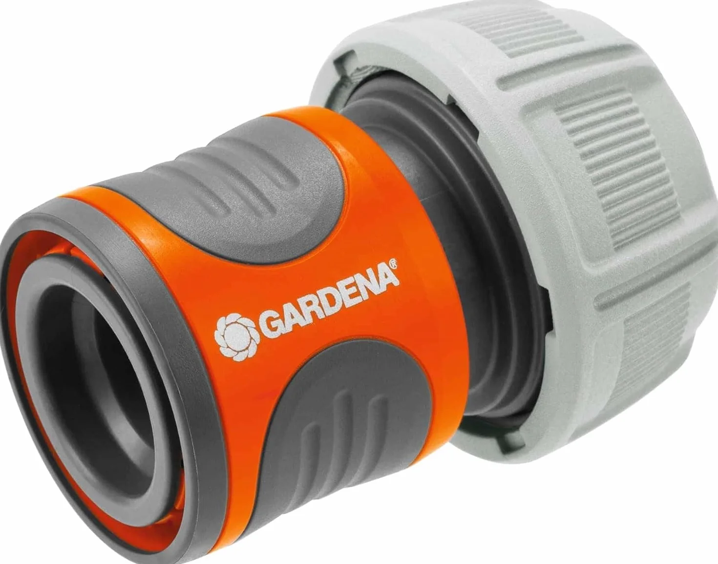 GARDENA Raccord d'Arrosage Rapide 19 mm (3/4") Enfichable Début de Tuyau Étanche Rainures Encastrées (18216-20)
