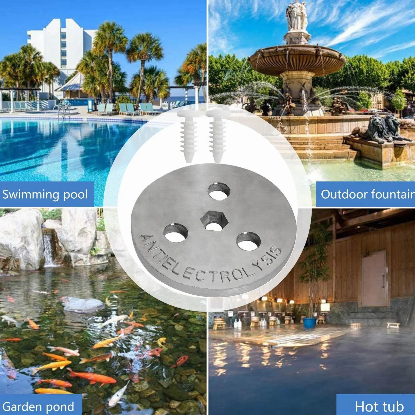 Poids pour panier de skimmer de piscine, stabilisateur durable, accessoire d'entretien