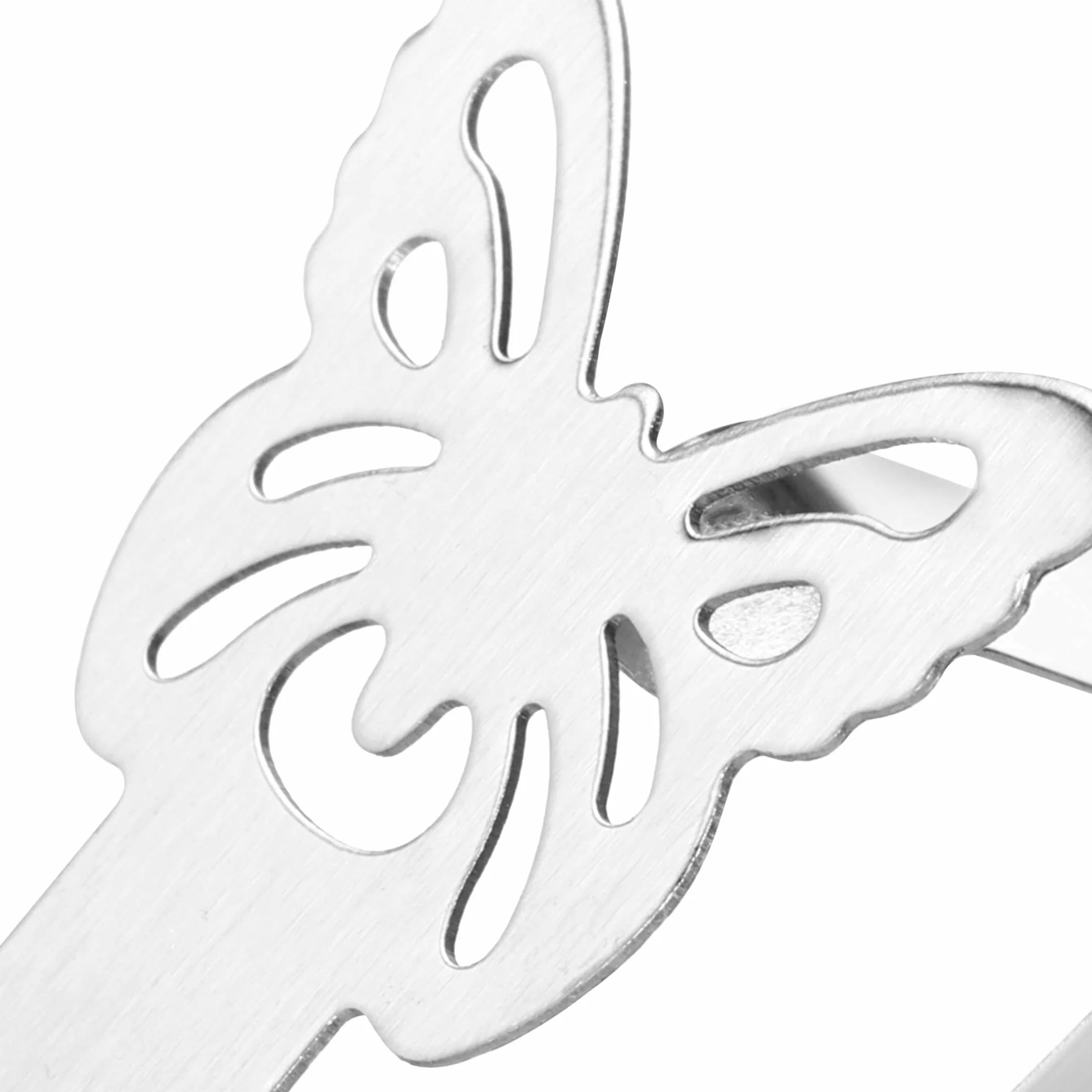 COM-FOUR Pinces à Nappe en Acier Inoxydable 8 Pièces - Supports à Tissus pour Linge de Table - Clips Métalliques