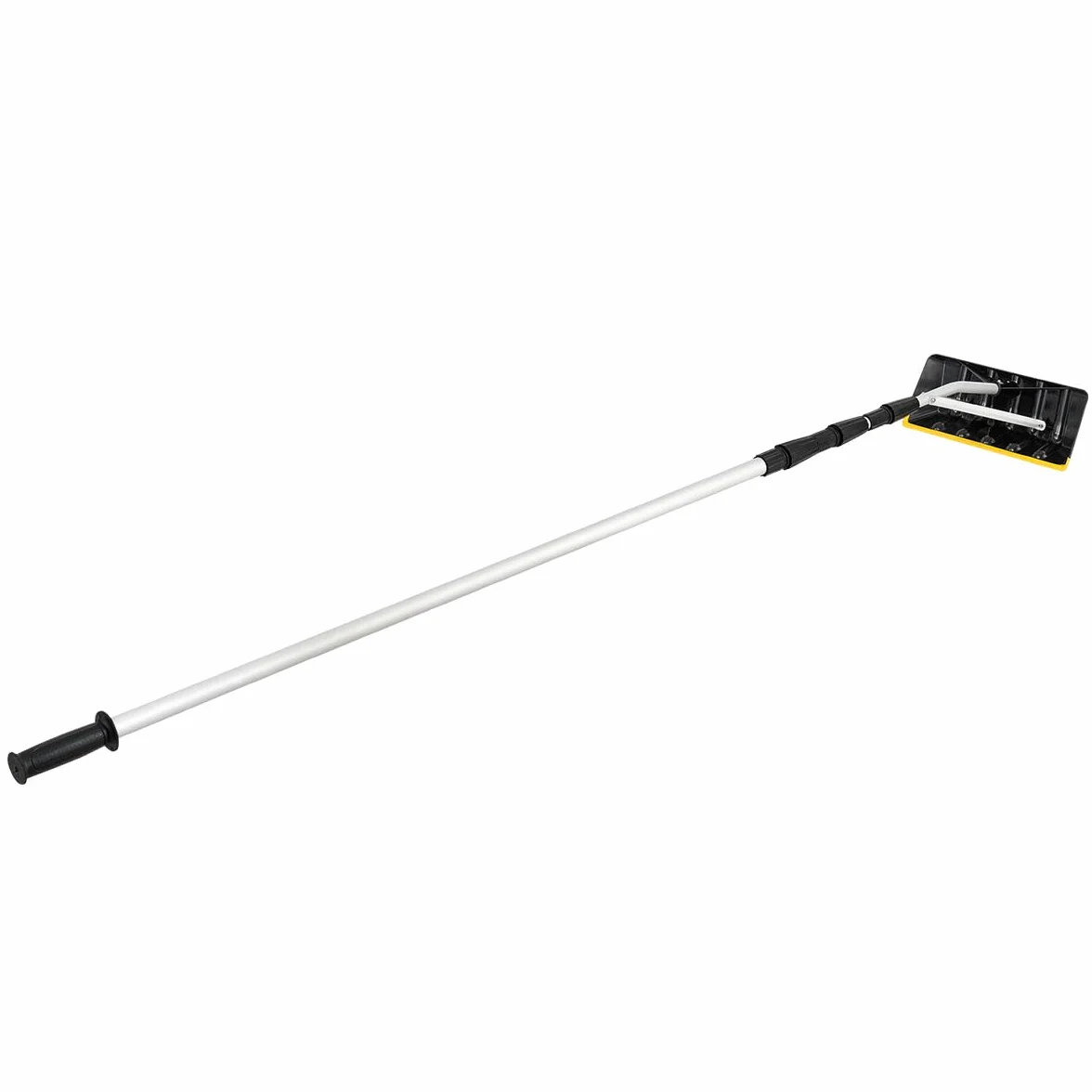 Râteau à Neige pour Toit en Aluminium, Pelle à Neige avec Manche Télescopique 200-630 cm, Outil de Déneigement