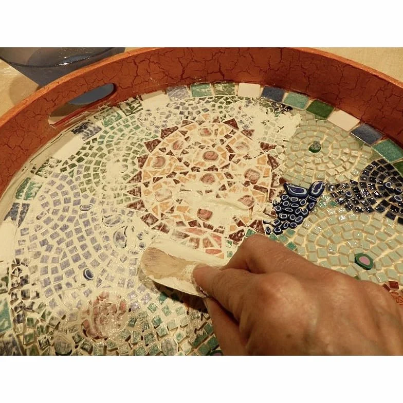 Artif Lot de 600g Ciment Blanc pour Joints de mosaïc, 2X Pots de 300 g, Poudre à Joints carrelage, mosaique
