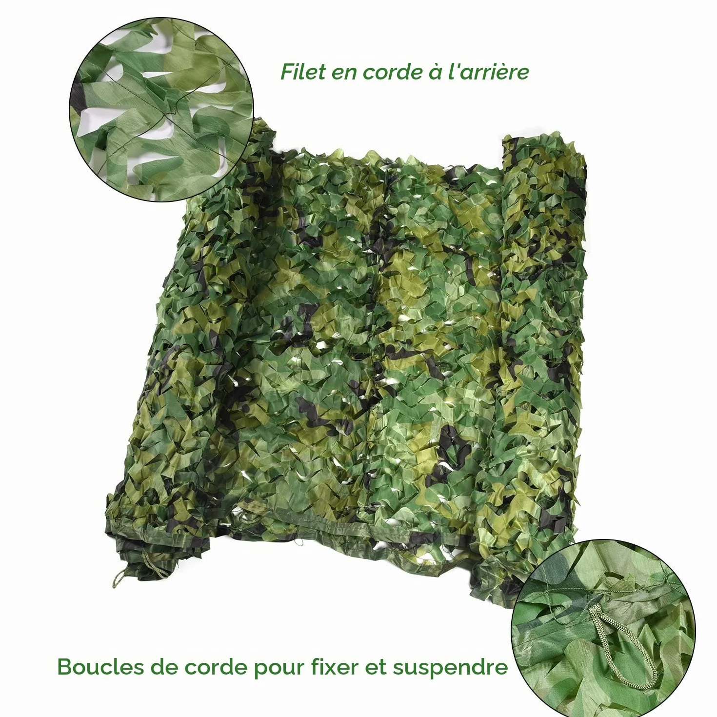 Tissu Oxford Filet Pare-Soleil 2x3 mètres Camping Plein Air Jardin