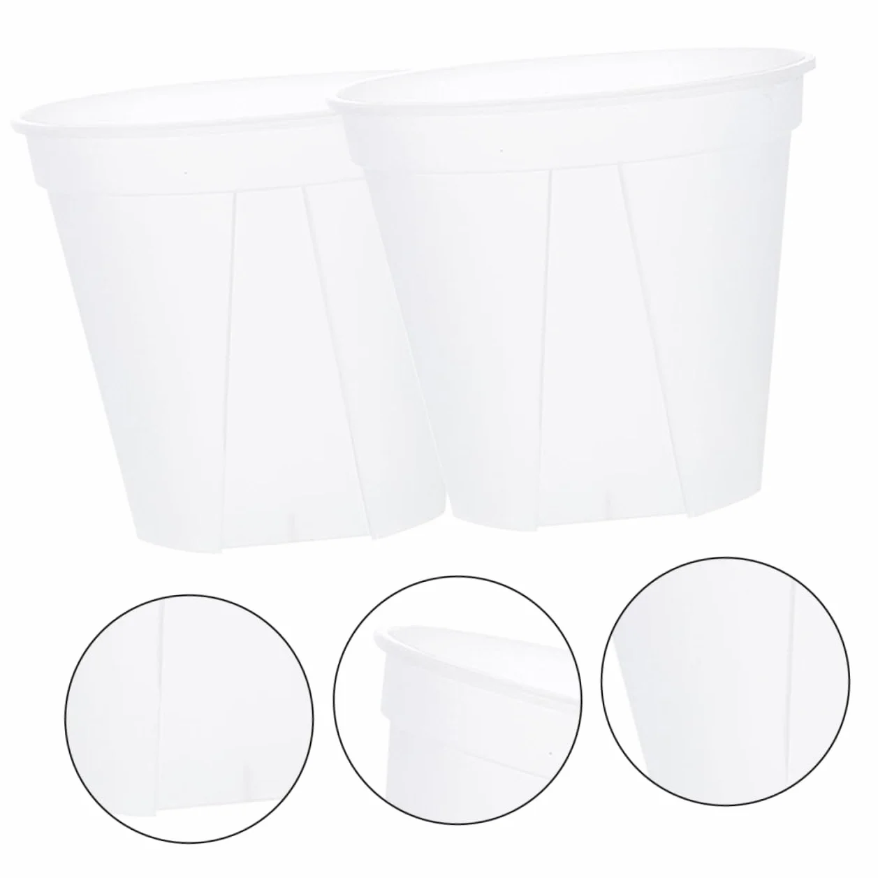 Pots À Orchidées Transparent avec Trous Lot 2pièces Yardenfun pour Plantes Intérieur Extérieur
