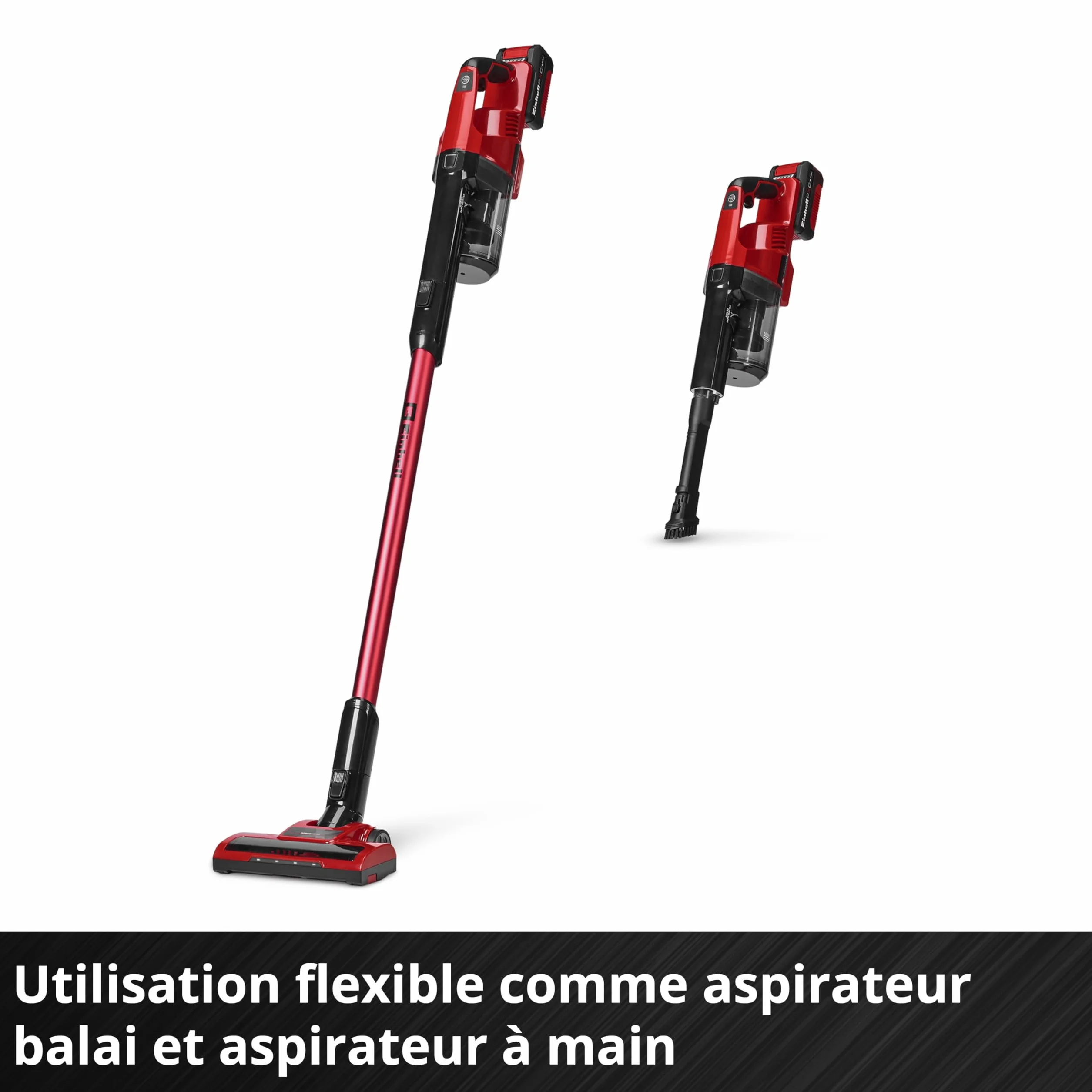 Einhell Aspirateur-Balai sans Fil Te-SV 18 Li Power X-Change 18 V 4,0 Ah avec Batterie