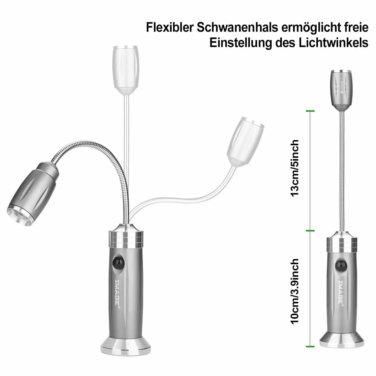 Lot de 2 lampes LED magnétiques barbecue - Rotation 360° extérieur