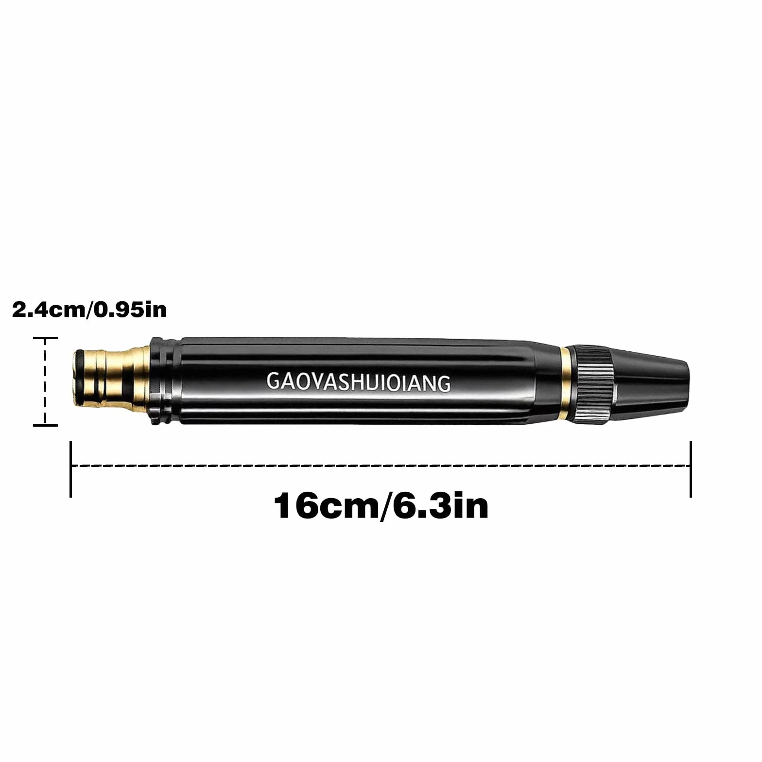 Buse haute pression réglable pour tuyau arrosage jardin, accessoire pulvérisation main résistant