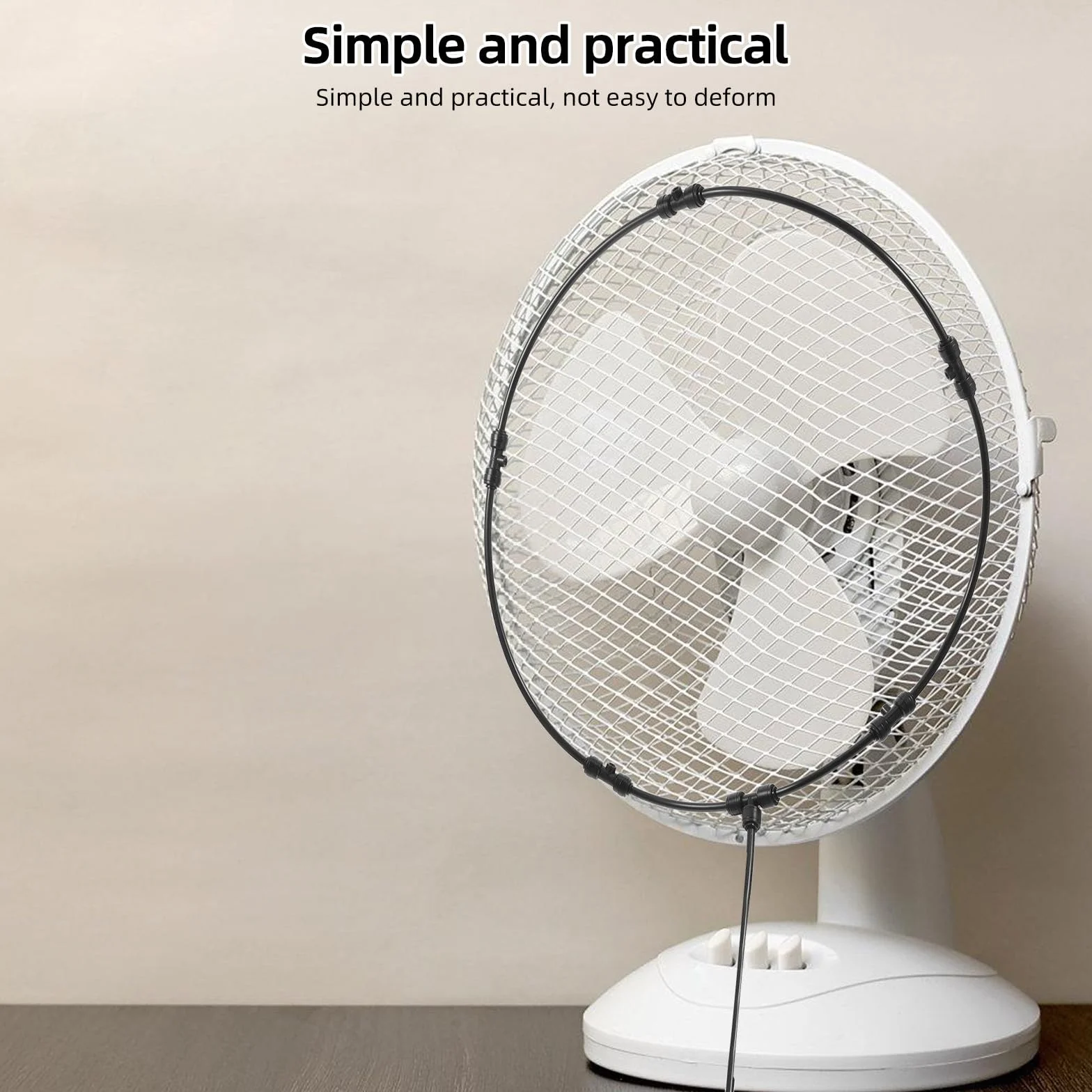 Toddmomy Kit Brumisateur pour Ventilateur Extérieur avec Adaptateur, Brume Fine, Noir PVC et Laiton