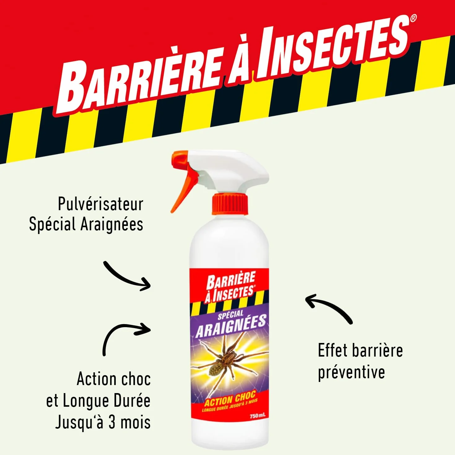 Barrière à Insectes Spécial Araignées 750 mL