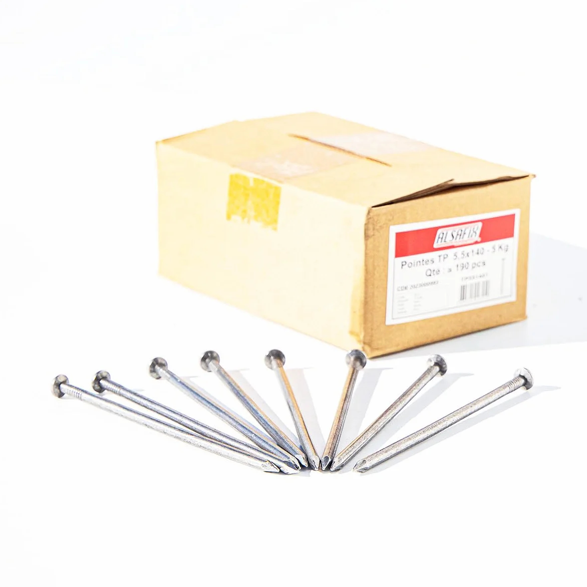 Boite de Clous 140x5,5 pour Gazon Synthétique 5Kg 50M²