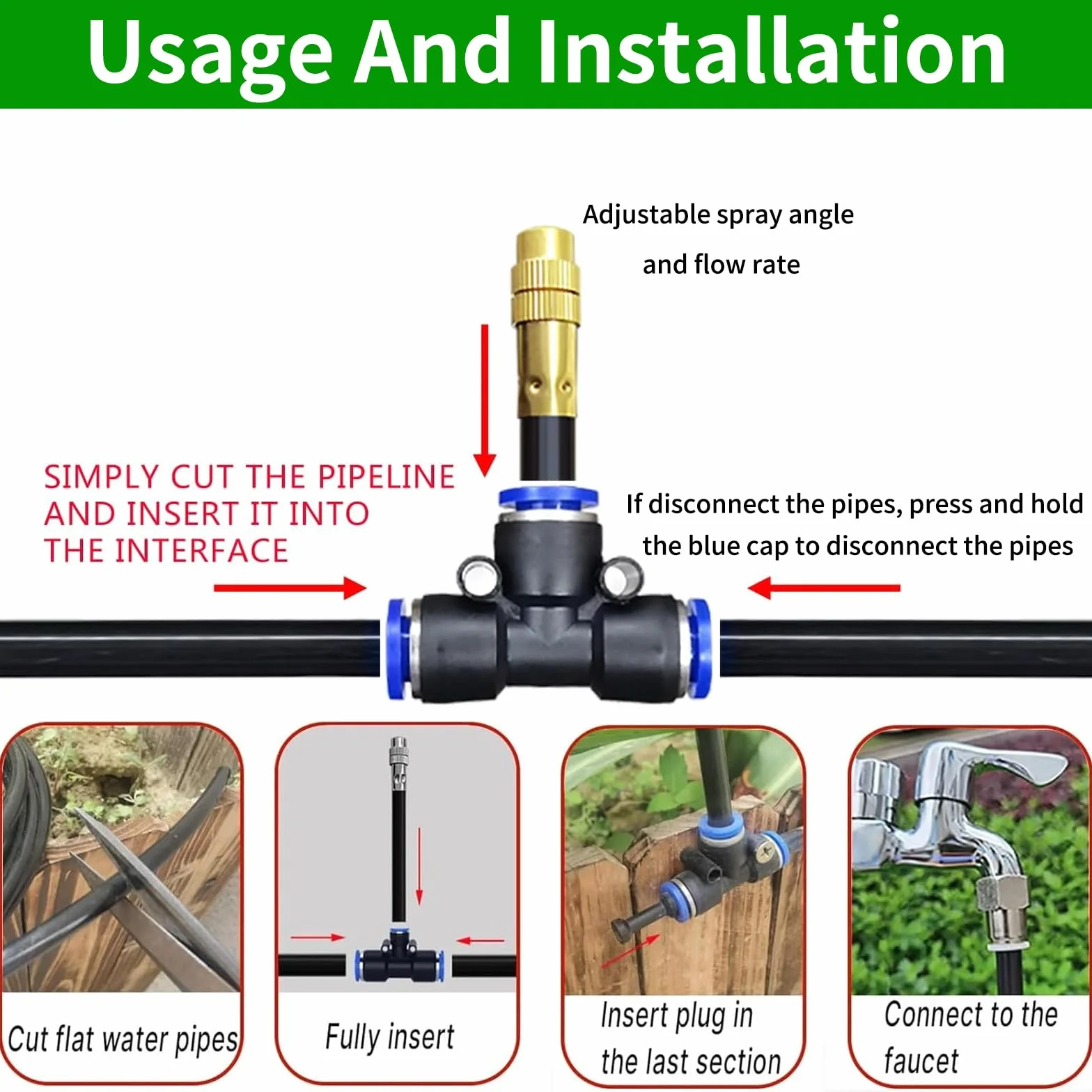 Kit Arrosage Goutte à Goutte 20M, Système Irrigation Automatique Jardin 360°