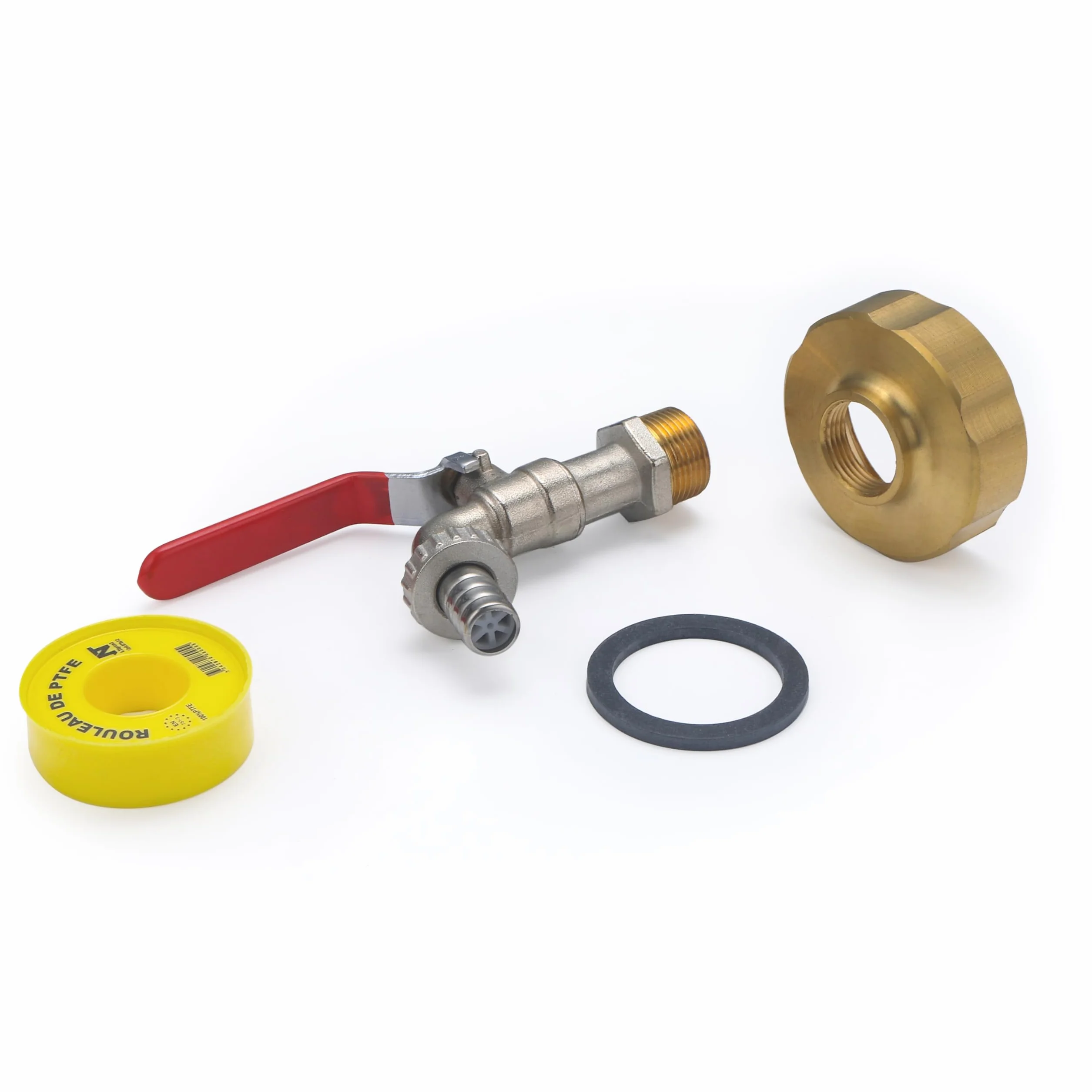 AROZ Robinet de Cuve quart de tour Raccord adaptateur S60 Femelle 20x27 (3/4)