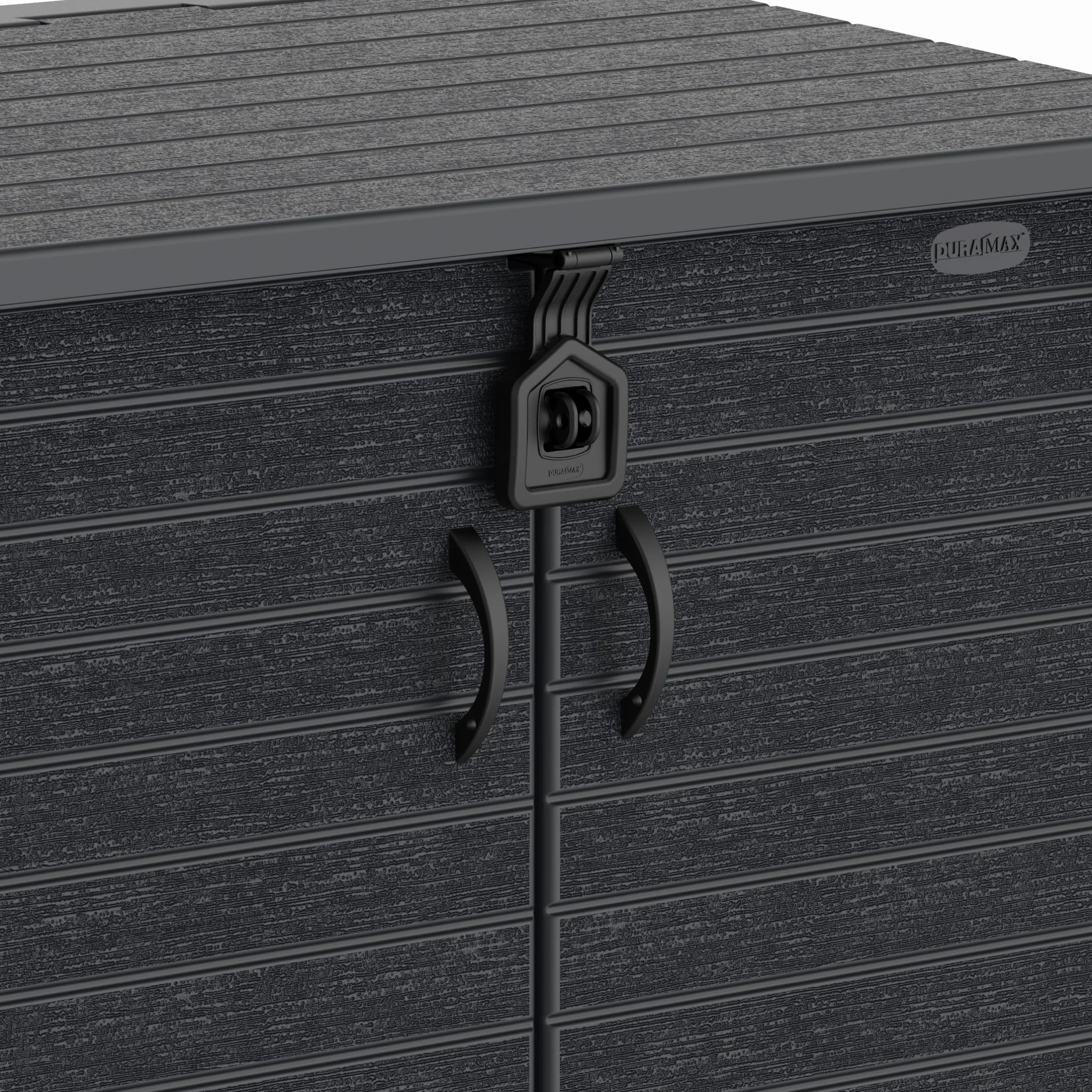Duramax StoreAway 850L Plastic Garden Shed Outdoor Storage 130x74x110 cm Dark Grey