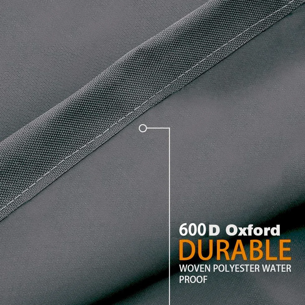 Sac de Rangement pour Coussins de Meubles de Jardin, Iimperméable, Anti-UV, Tissu Oxford 600D 80x80x60 cm