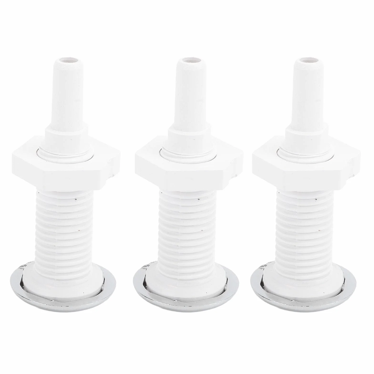 Lot de 3 buses d'air PVC 30 mm droites pour piscines
