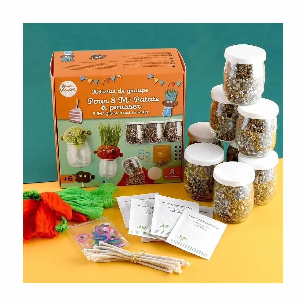 Coffret activité Mr Patate Radis et Capucine