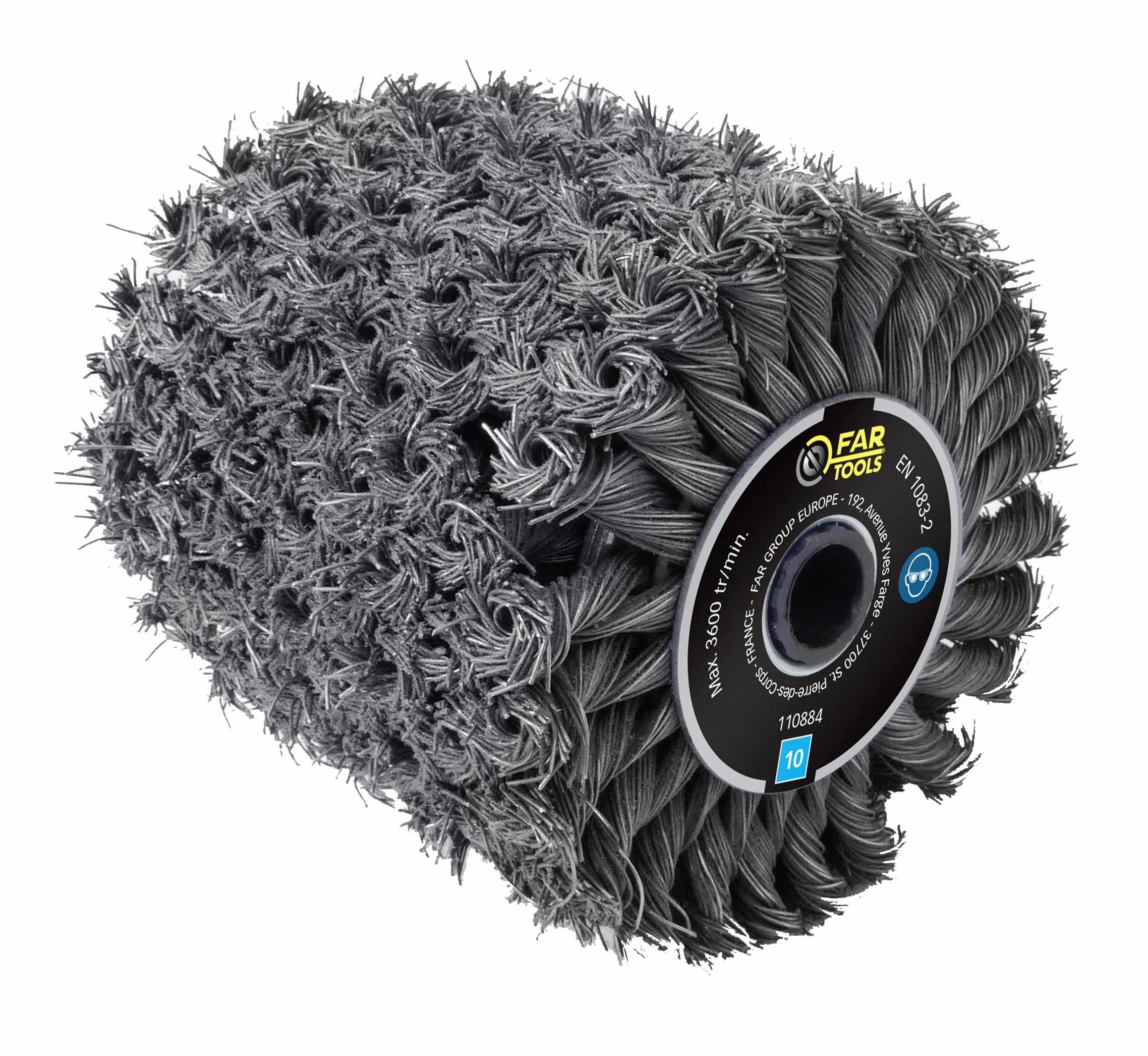 Fartools 110884 Brosse Fibre Métal Torsadé pour Rénovateur