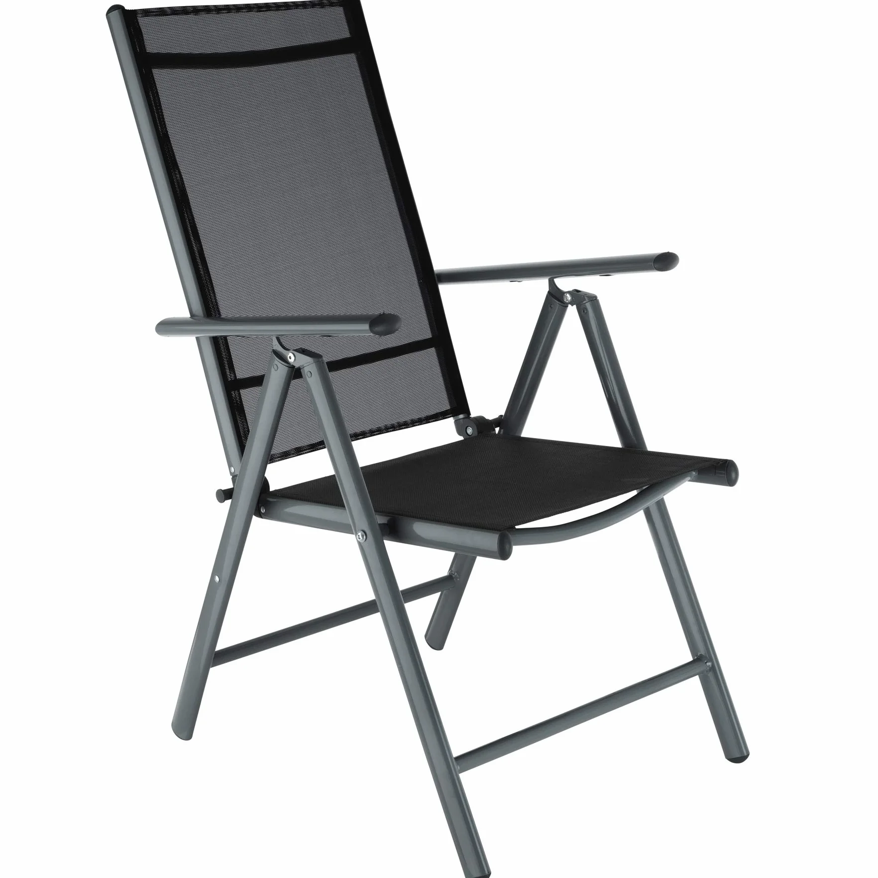 Tectake Salon de Jardin Extérieur en Aluminium 8 Fauteuils Inclinables Pliables 1 Table Mobilier Balcon Terrasse